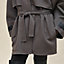 믹스 가죽 캐시미어 쇼트 코트, 보기: 이미지: 제품 착용 이미지, worn, 7개 중 8번째 보기