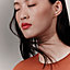 샤이니 립스틱 루즈 브뤼니 리미티드 에디션, 보기: 이미지: 제품 착용 이미지, worn, 5개 중 9번째 보기