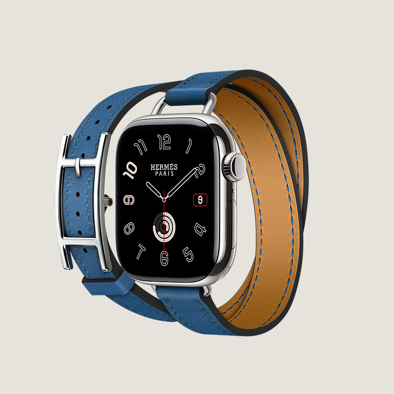 시리즈 11 케이스 & 애플 워치 에르메스 스트랩, Hapi Attelage 더블 투어 42mm