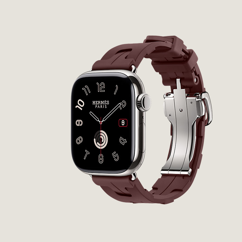 시리즈 11 케이스 & 애플 워치 에르메스 스트랩, Kilim 디플로이먼트 버클 싱글 투어 42mm