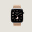 시리즈 11 케이스 & 애플 워치 에르메스 스트랩, Toile H 싱글 투어 42mm, 보기: 앞, front, 1개 중 5번째 보기