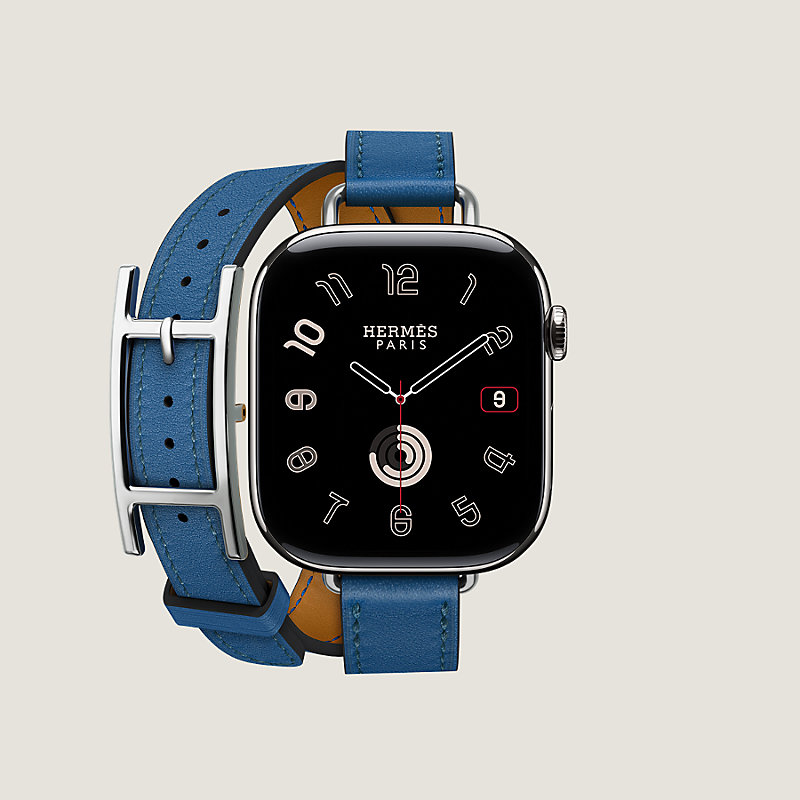 애플 워치 에르메스 스트랩, Hapi Attelage 더블 투어 42mm, 보기: , 4개 중 4번째 보기