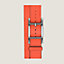 애플 워치 에르메스 스트랩, Hapi 더블 투어 42mm, 보기: 평평하게 놓았을 때 보기, flat, 1개 중 4번째 보기
