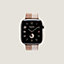 애플 워치 에르메스 스트랩, Toile H Double Jeu 싱글 투어 42mm, 보기: 앞, front, 3개 중 3번째 보기