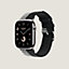 애플 워치 에르메스 스트랩, Toile H Double Jeu 싱글 투어 46mm, 보기: 앞, front, 2개 중 3번째 보기