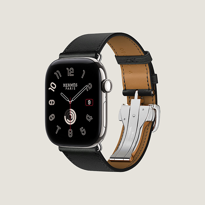 애플 워치 에르메스 스트랩, 디플로이먼트 버클 싱글 투어 46mm, 보기: , 3개 중 4번째 보기
