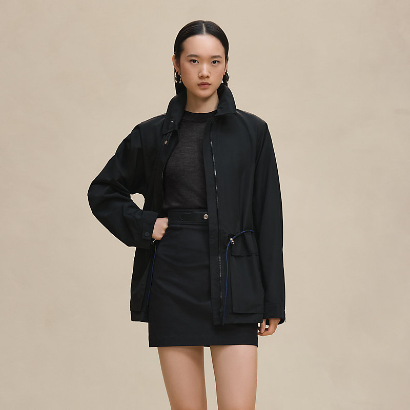 シックでスタイリッシュ【Hermes】フード付きジャケット ☆コーデを格上げする♪【HERMES】フード付き ジャケット☆
